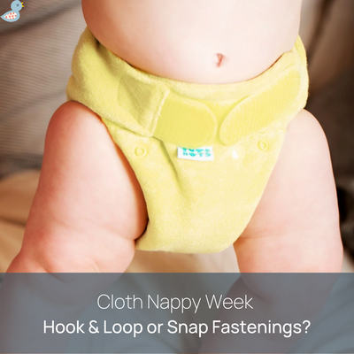 Hook and Loop or Snap Fastening on your Cloth Nappy?
