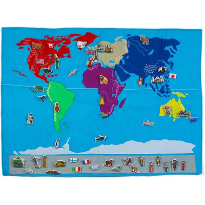Capitals & Continents for World Map