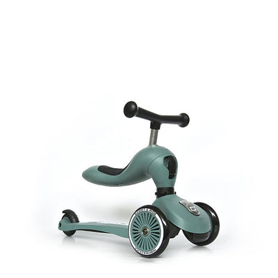 Highwaykick 1 Scooter with Seat - Forest