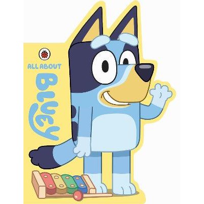 Bluey: All About Bluey: A Bluey-Shaped Board Book-Books-Ladybird-Yes Bebe