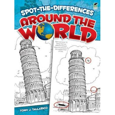 Spot-The-Differences Around the World-Books-Dover Children's-Yes Bebe