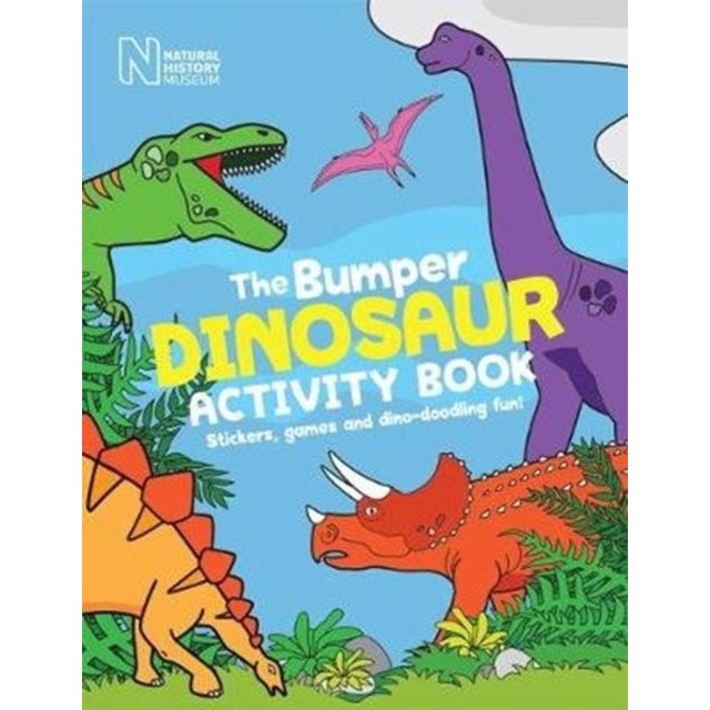 The Bumper Dinosaur Activity Book: Stickers, games and dino-doodling fun!