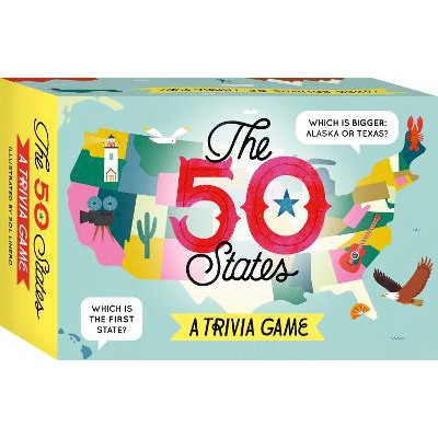 The 50 States: A Trivia Game: Test your knowledge of the 50 states!-Books-Kaddo-Yes Bebe