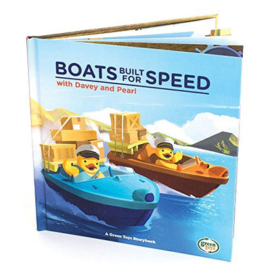Boats Built For Speed: A Green Toys Story Book-Books-Green Toys-Yes Bebe