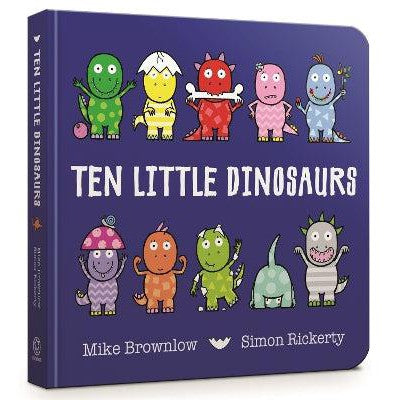 Ten Little Dinosaurs Board Book-Books-Orchard Books-Yes Bebe