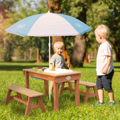 Sand and Water Picnic Table "Dennis" with Play Kitchen and Benches-Sand & Water Tables-AXI-Yes Bebe