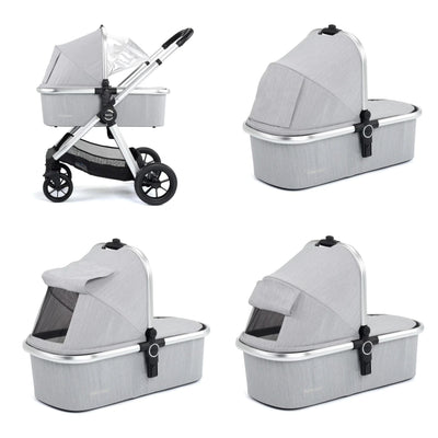Memore V2 Travel System 13 Piece Pecan i-Size – Silver-Travel System-Babymore-Yes Bebe