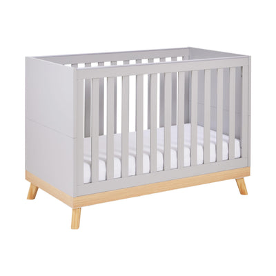 Mona Mini Cot Bed-Cots & Cot Beds-Babymore-Grey-Yes Bebe
