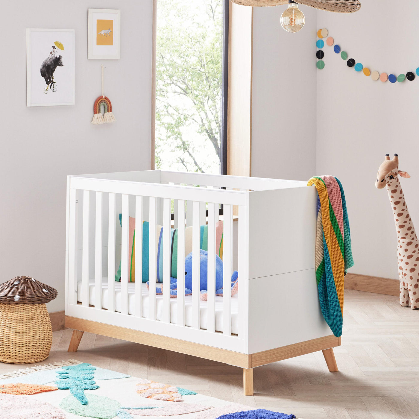 Mona Mini Cot Bed-Cots & Cot Beds-Babymore-Yes Bebe