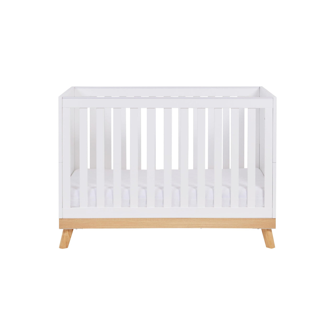 Mona Mini Cot Bed-Cots & Cot Beds-Babymore-White-Yes Bebe