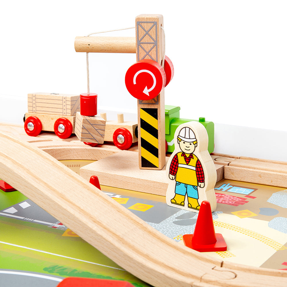 Train Set & Table-Toy Train Set & Table-Bigjigs Rail-Yes Bebe