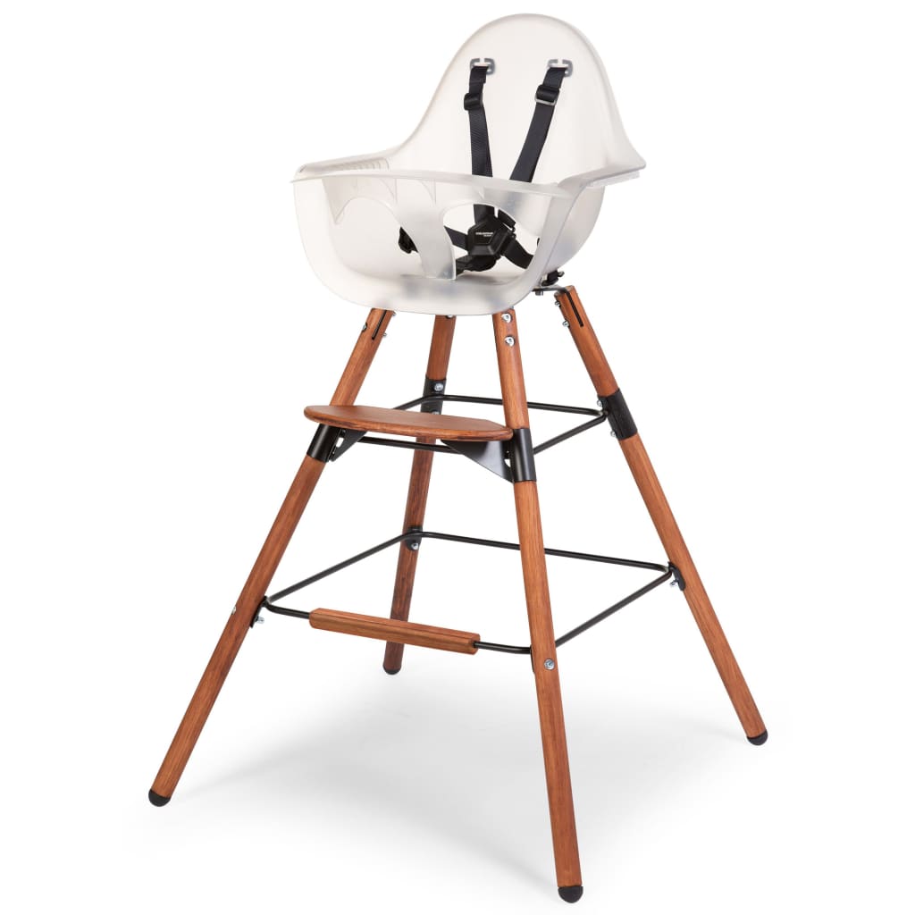 Extra Long Legs with Footrest Evolu Brown-High Chair Accessories-CHILDHOME-Yes Bebe