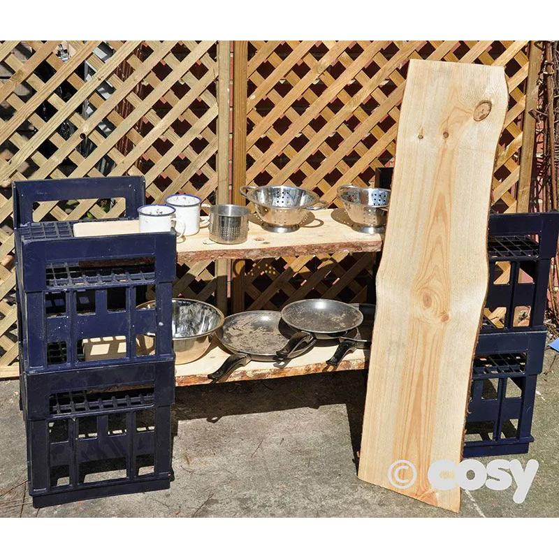 H Crates with Rustic Shelves-Outdoor Play Equipment-Cosy-Yes Bebe