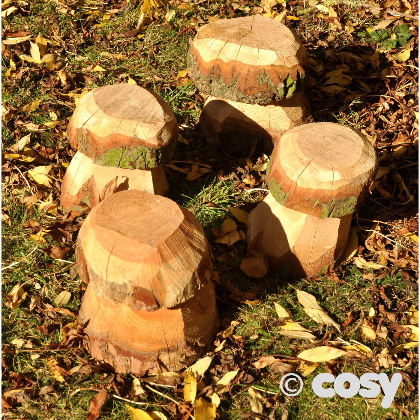 Mini Mushrooms Set of 4-Outdoor Play Equipment-Cosy-Yes Bebe