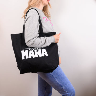 Boy Mama Tote Bag-Shopping Totes-Fred & Noah-Yes Bebe