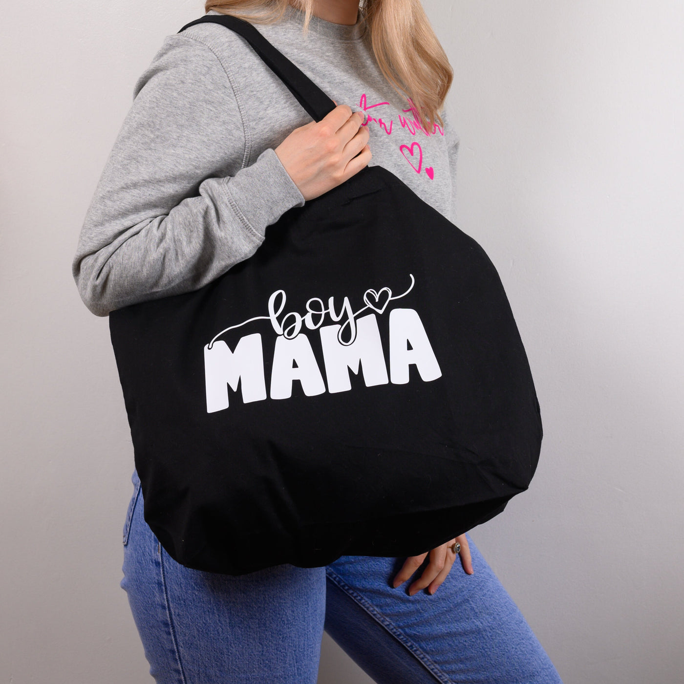 Boy Mama Tote Bag-Shopping Totes-Fred & Noah-Yes Bebe