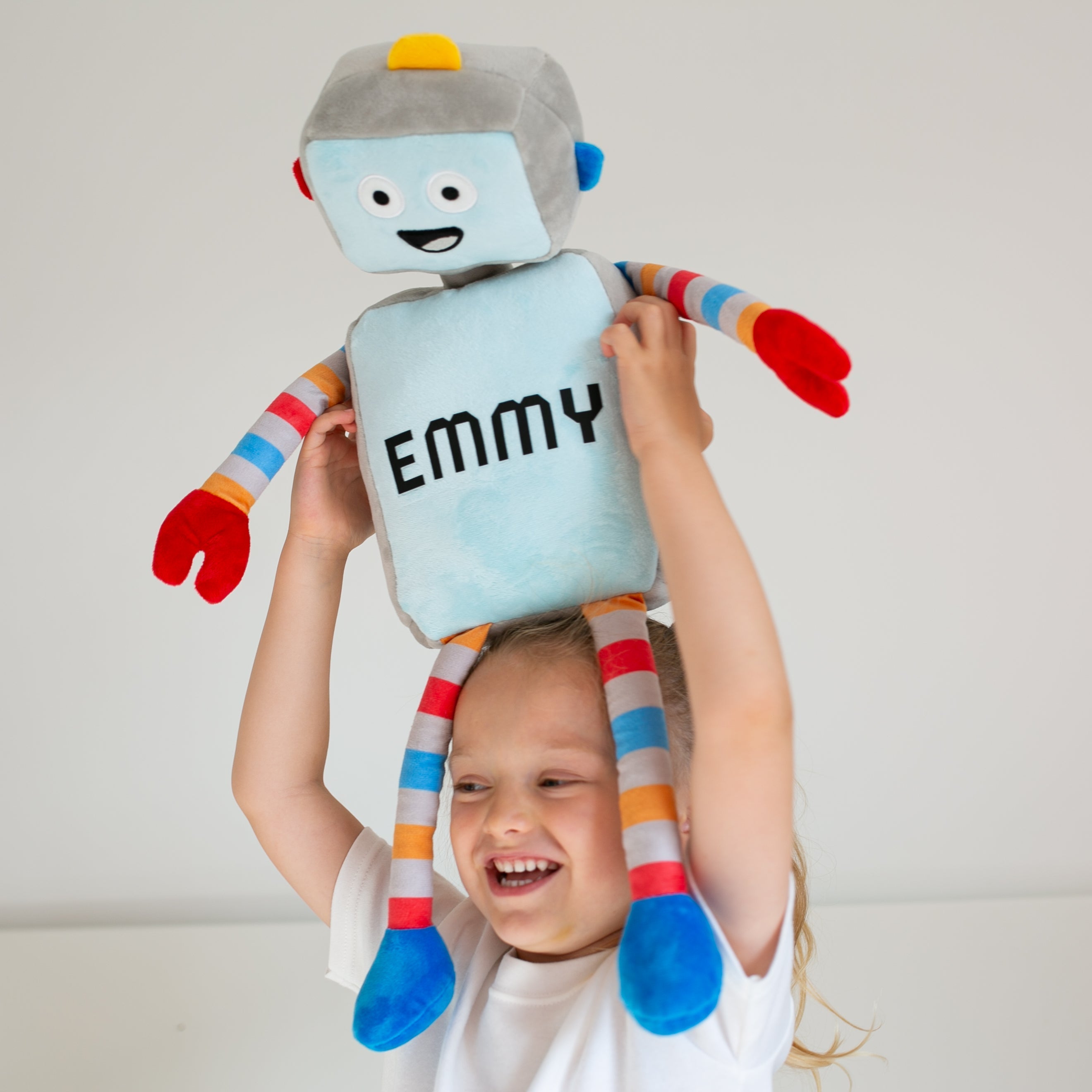 Customizable Robot Plush Toy by Fred Noah Soft Toys