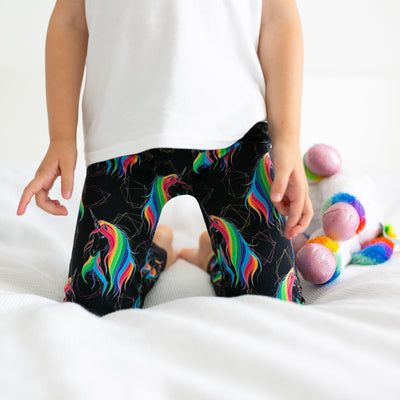 Rainbow Unicorn Leggings-Fredandnoah-Yes Bebe
