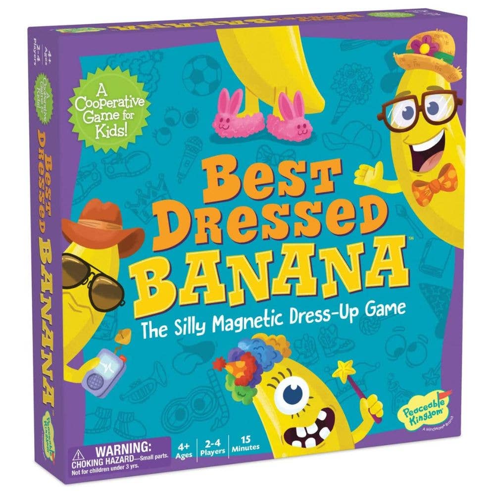 Peaceable Kingdom Best Dressed Banana-Just Imagine Toys-Yes Bebe