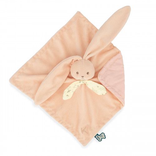 Doudou Bunny Comforter - Peach-Comforters-Kaloo-Yes Bebe