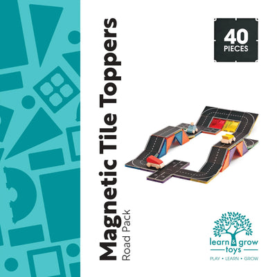 Magnetic Tile Toppers - Road Pack