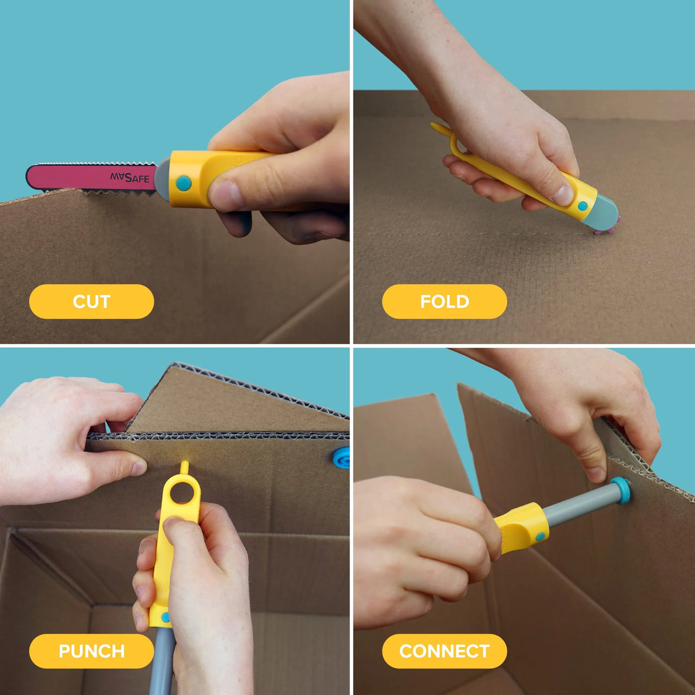 Makedo Invent Cardboard Construction Tool Set