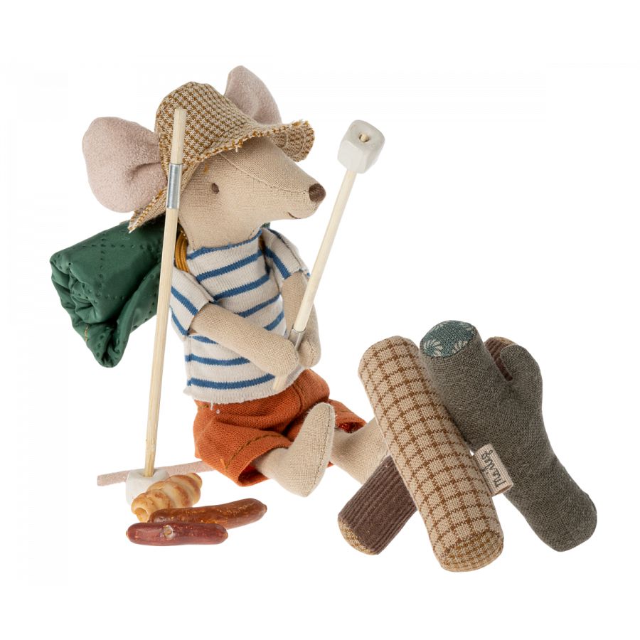 Mouse Bonfire Set-Dollhouse Mice Accessories-Maileg-Yes Bebe