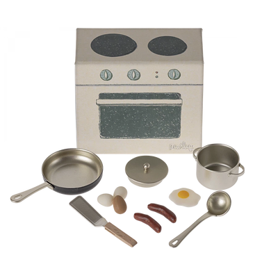 Mouse Cooking Set-Dollhouse Accessories-Maileg-Yes Bebe