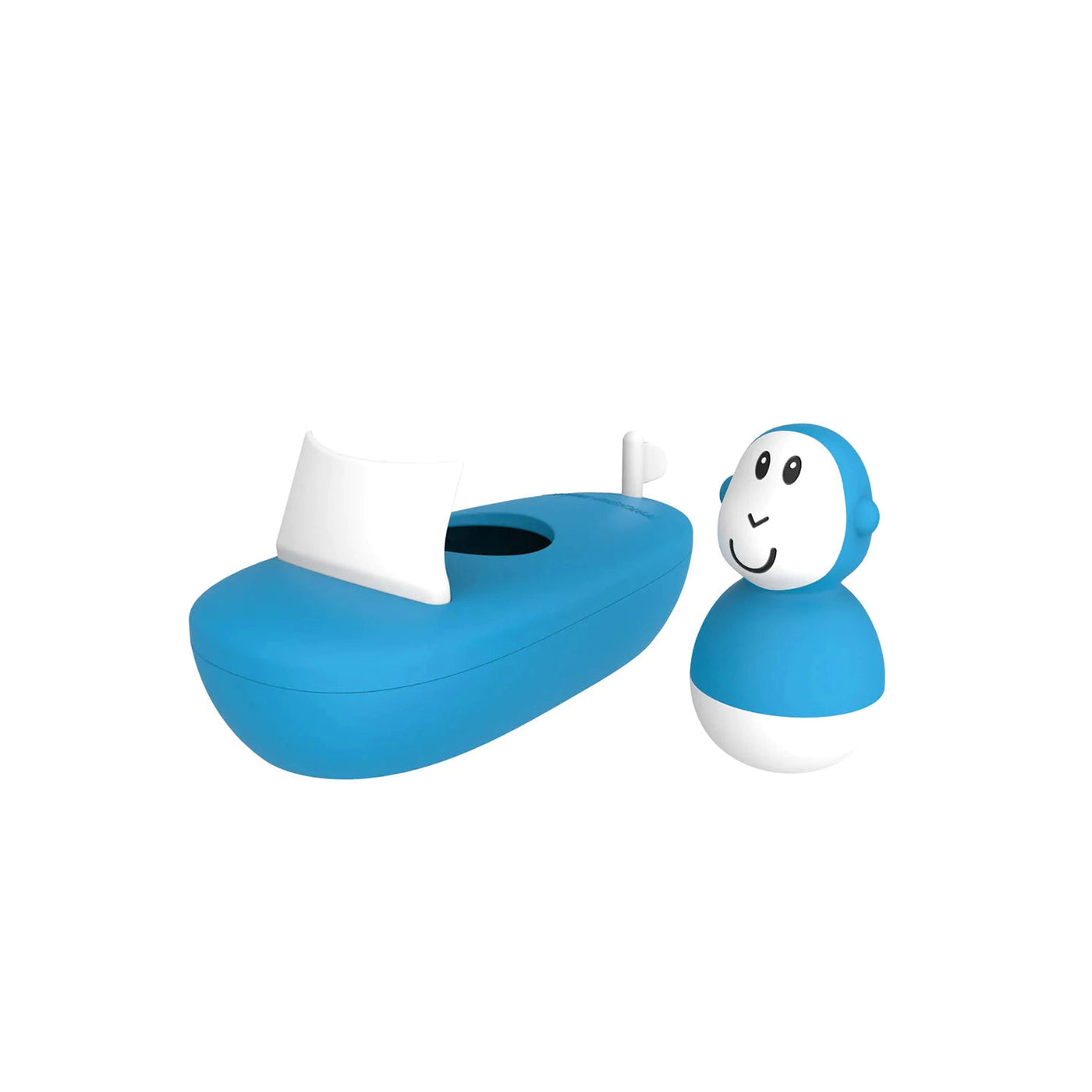 Bathtime Boat Set-Bath Toys-Matchstick Monkey-Blue-Yes Bebe