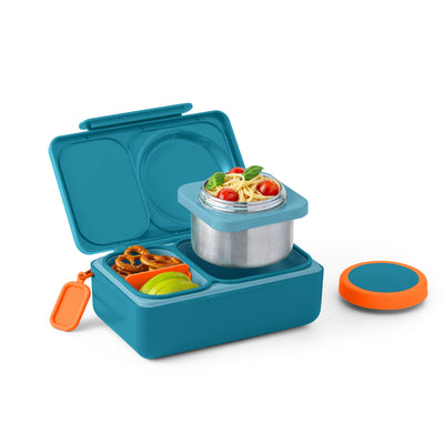 OmieBox UP - Bento Box for Older Kids & Adults-Lunch Boxes & Totes-OmieLife-Teal Green-Yes Bebe