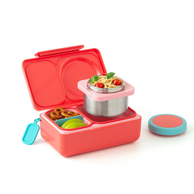 OmieBox UP - Bento Box for Older Kids & Adults-Lunch Boxes & Totes-OmieLife-Cherry Pink-Yes Bebe