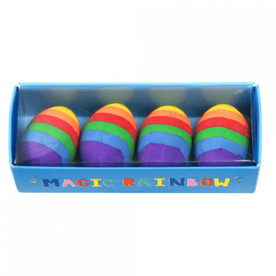 Rainbow Egg Erasers (Set of 4)-Erasers-Rex London-Yes Bebe
