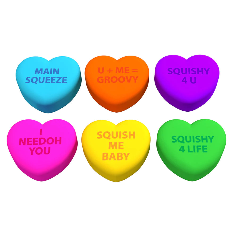 NeeDoh Teenie Squeeze Hearts (Pack of 3)-Fidget Toys-Schylling-Yes Bebe