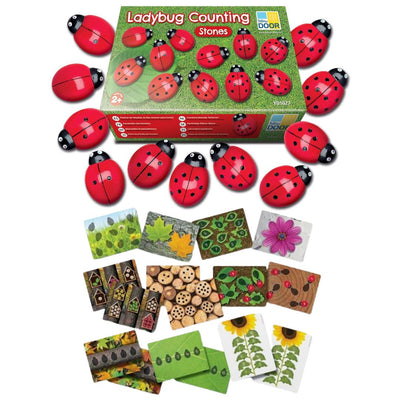 Ladybug Counting Stones and Activity Cards-Toy & Book Bundles-Yes Bebe Bundles-Yes Bebe