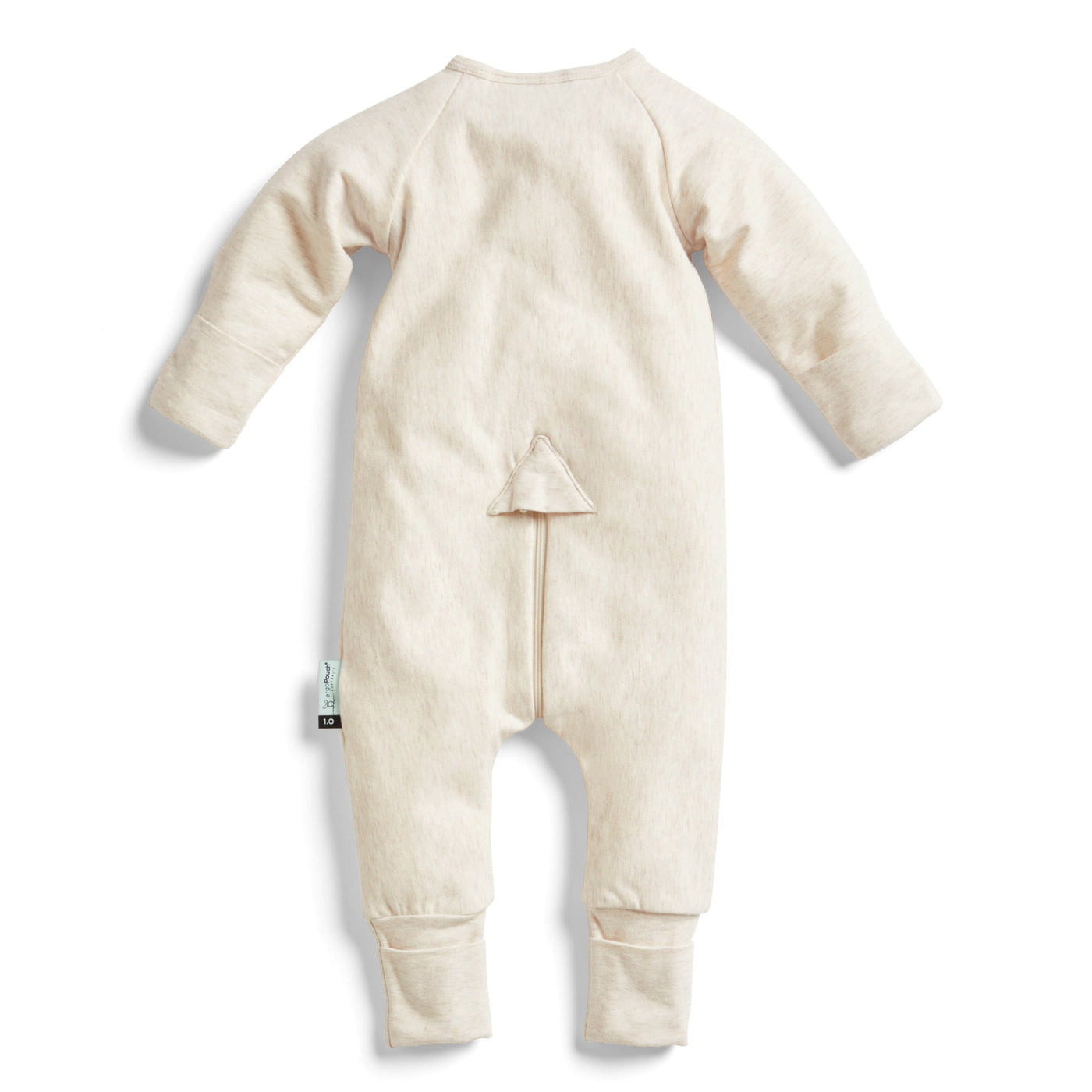Ergopouch - Layers Long Sleeve Babygrow - Oatmeal - 1.0 Tog-ergoPouch-Yes Bebe