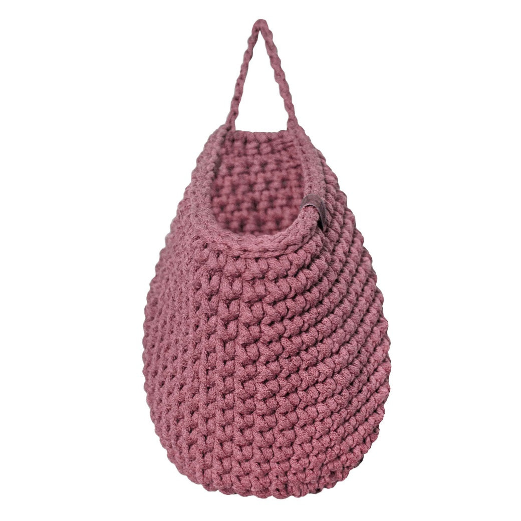Crochet Hanging Bags | Old Rose-vendor-unknown-Yes Bebe