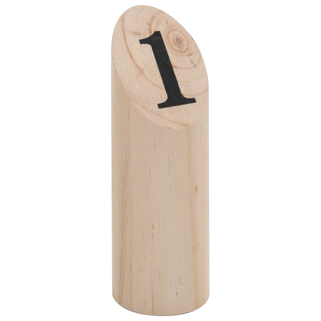 Number Kubb Game Set Wood-vidaXL-Yes Bebe
