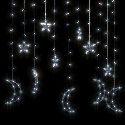 Star and Moon Fairy Lights with Remote Control