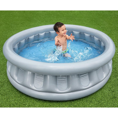 Spaceship Above Ground Pool With Repair Patch For Kids