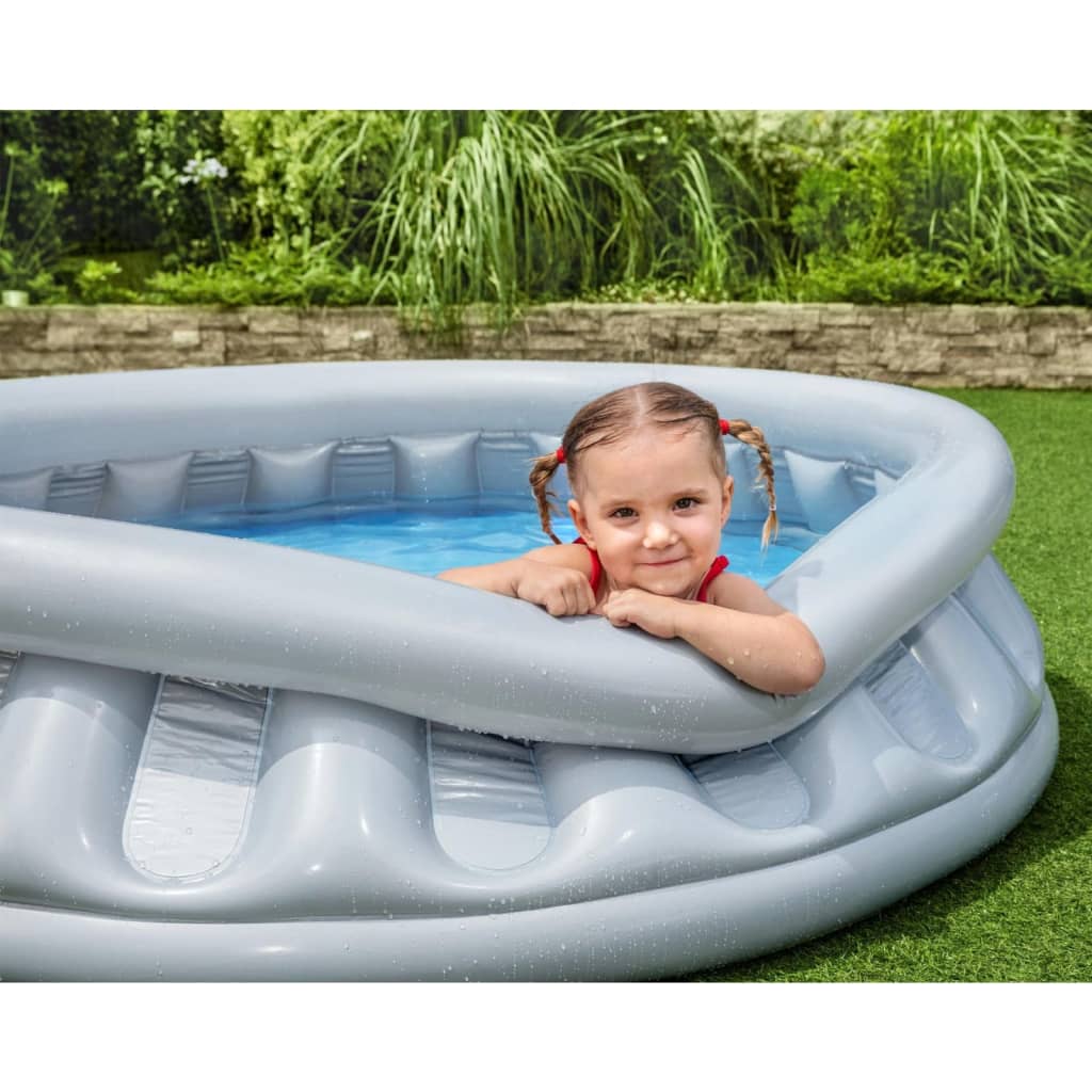 Spaceship Above Ground Pool With Repair Patch For Kids
