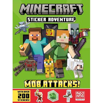 Minecraft Sticker Adventure: Mob Attacks!-Books-Farshore-Yes Bebe