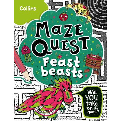 Feast Beasts: Solve 50 mazes in this adventure story for kids aged 7+ (Maze Quest)-Books-Collins-Yes Bebe