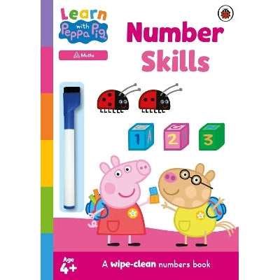 Learn with Peppa: Number Skills: A wipe-clean numbers book-Books-Ladybird-Yes Bebe