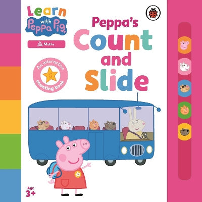 Learn with Peppa: Peppa's Count and Slide-Books-Ladybird-Yes Bebe