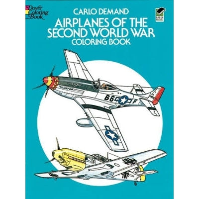 Airplanes of the Second World War Coloring Book-Books-Dover Children's-Yes Bebe