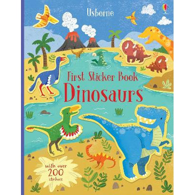 First Sticker Book Dinosaurs-Books-Usborne Publishing Ltd-Yes Bebe
