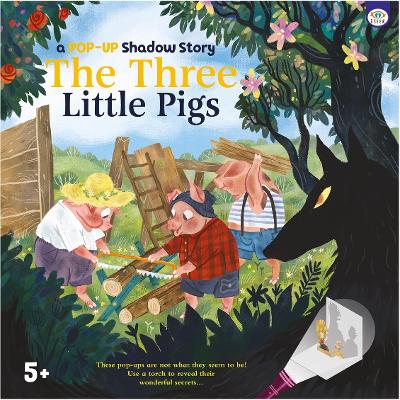 A Pop Up Shadow Story Three Little Pigs-Books-iSeek Ltd-Yes Bebe