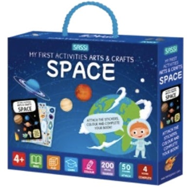Space: My First Activities Arts & Crafts-Books-Sassi-Yes Bebe