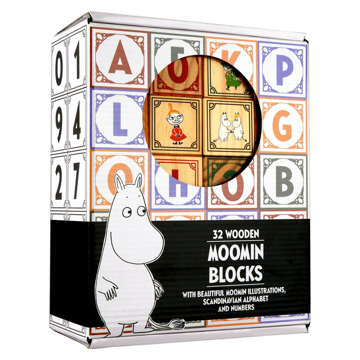 32 Moomin Wooden Alphabet Blocks-Wooden Blocks-Barbo Toys-Yes Bebe