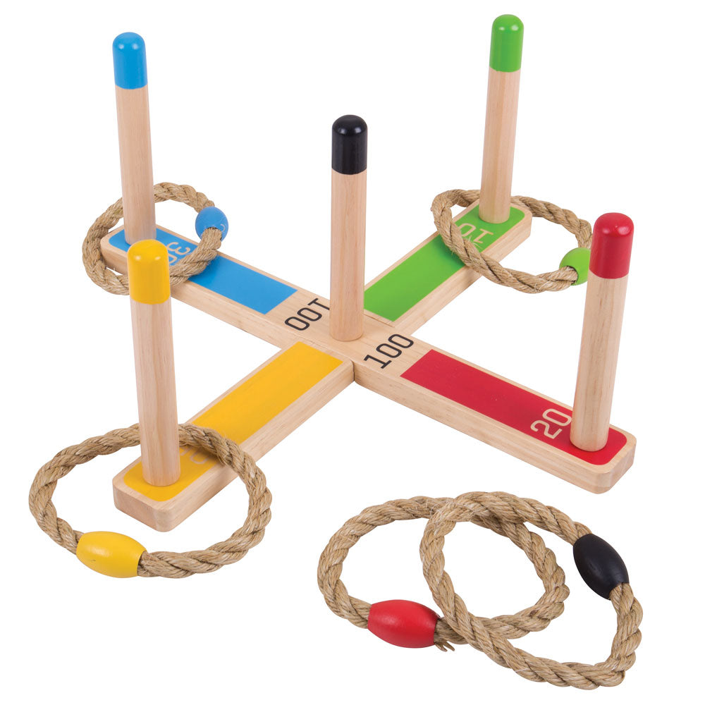 Wooden Quoits Game